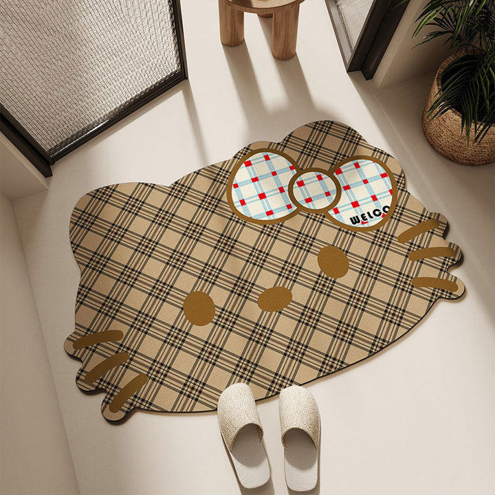 Hello Kitty Themed Plush Bath Mat