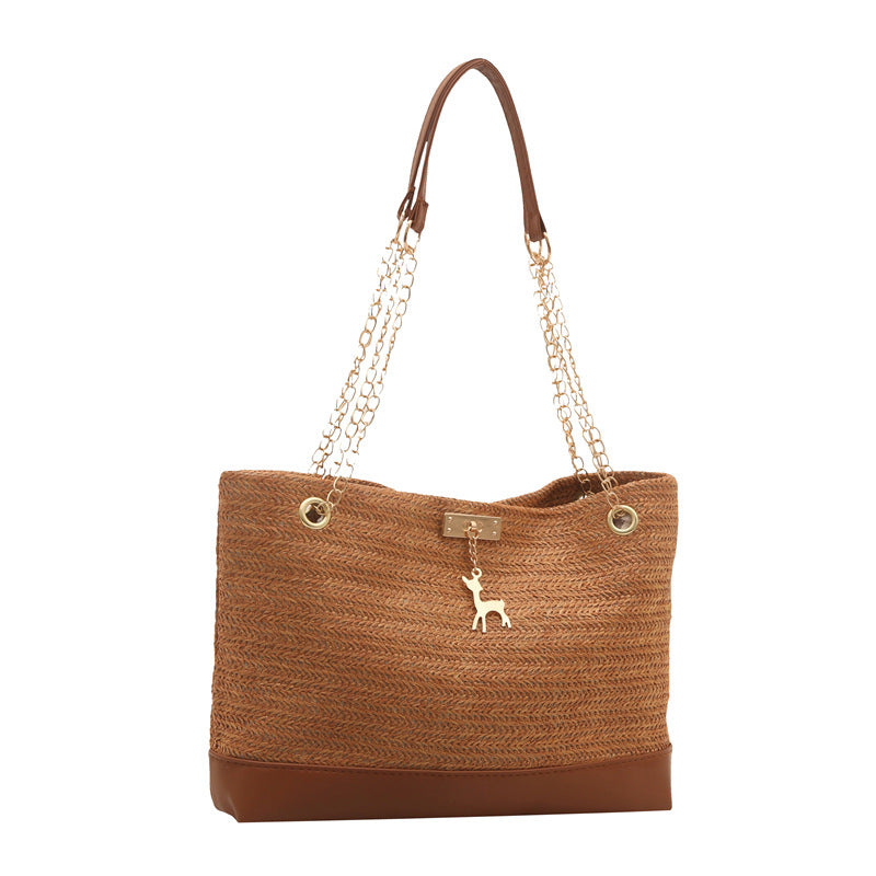 Stylish Woven Beach Tote Bag