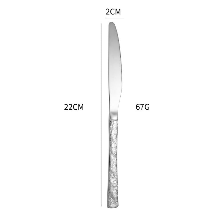 High-quality cutlery set with stylish, textured handle Stornfield