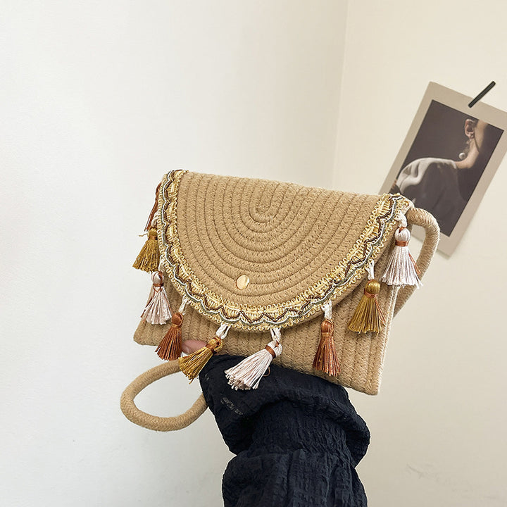 Bohemian Woven Clutch Bag Stornfield