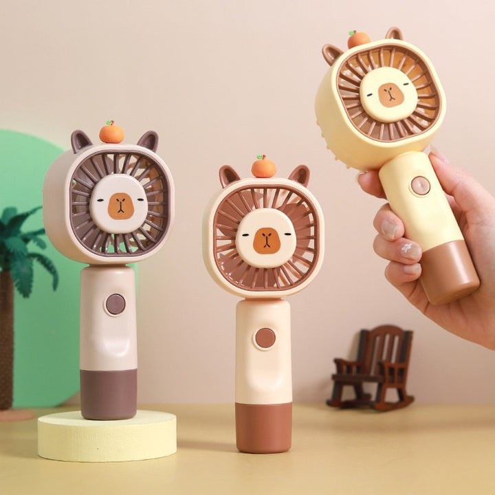 Unisex Portable Mini Hand Fan with Cute Animal Design Stornfield