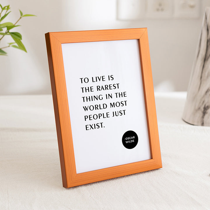 Minimalist Quote Wall Art Frame