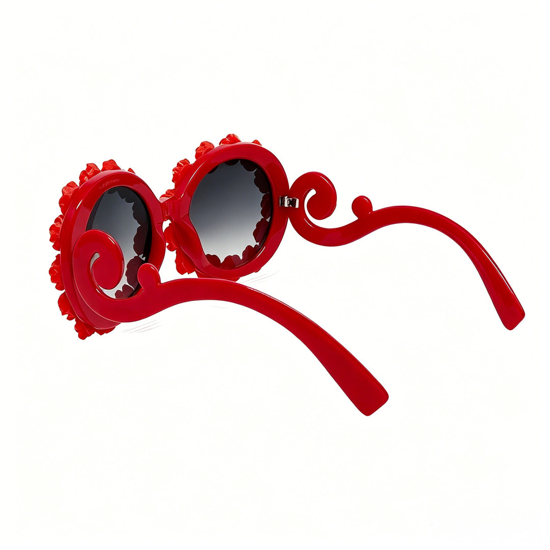 Ladies Designer Sunglasses with Floral Accents Stornfield