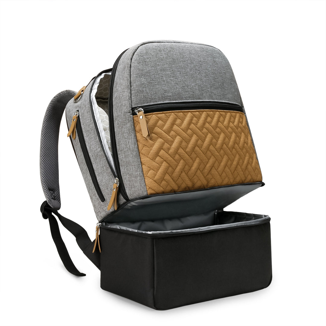 Backpack with Floral Pattern and Separate Compartment Stornfield