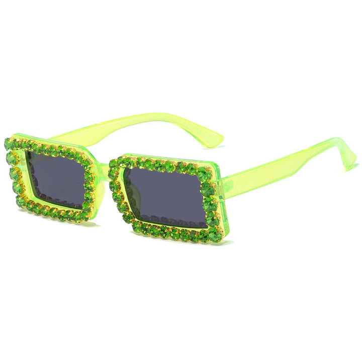 Women's fashionable sunglasses with glittering frame embellishment Stornfield