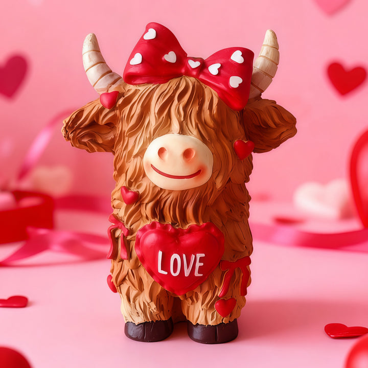 Decorative Horned Cattle Figure Stornfield