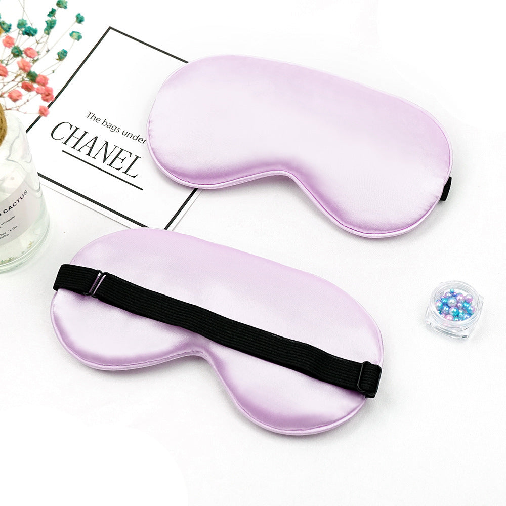 Unisex nan luxurious silk sleep mask with contoured eye cavity and adjustable elastic band Stornfield