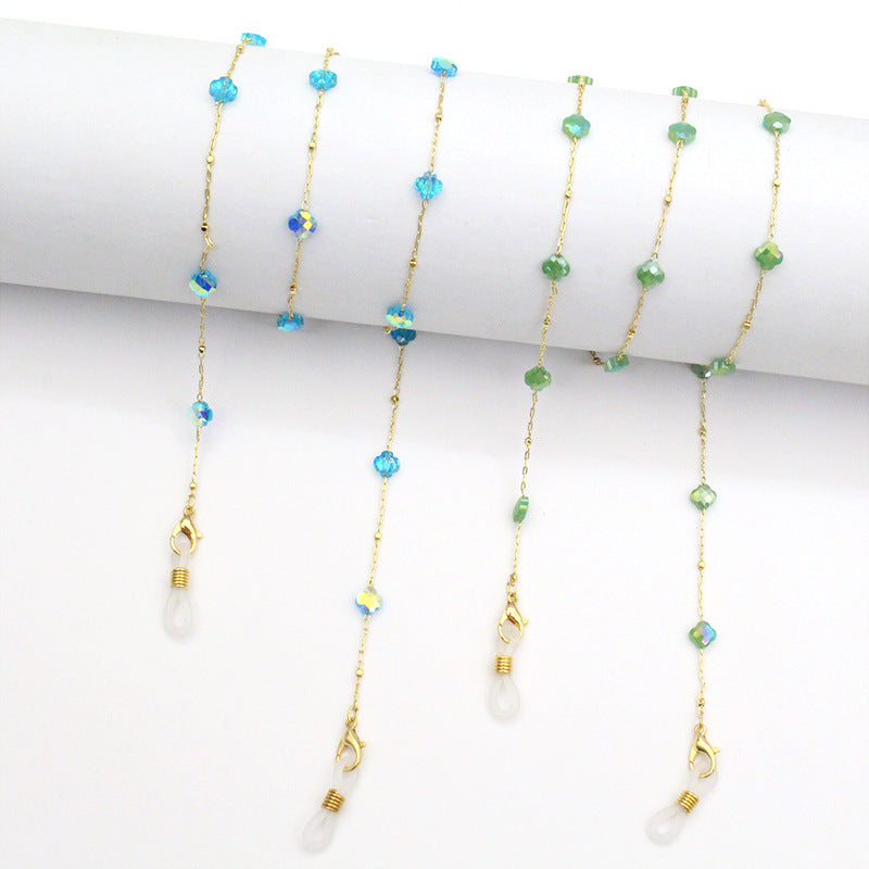 Elegant Crystal-Designed Eyewear Chain Stornfield