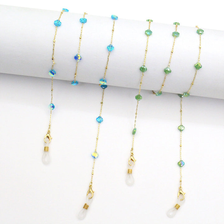 Elegant Crystal-Designed Eyewear Chain Stornfield