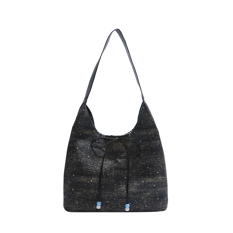 Casual Drawstring Bucket Bag