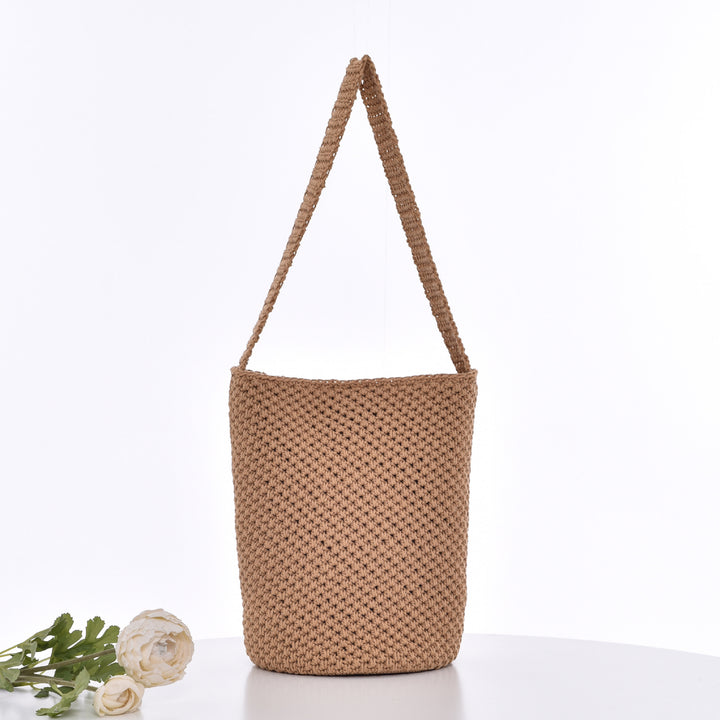 Crochet Tote Bag In Minimalist Design Stornfield