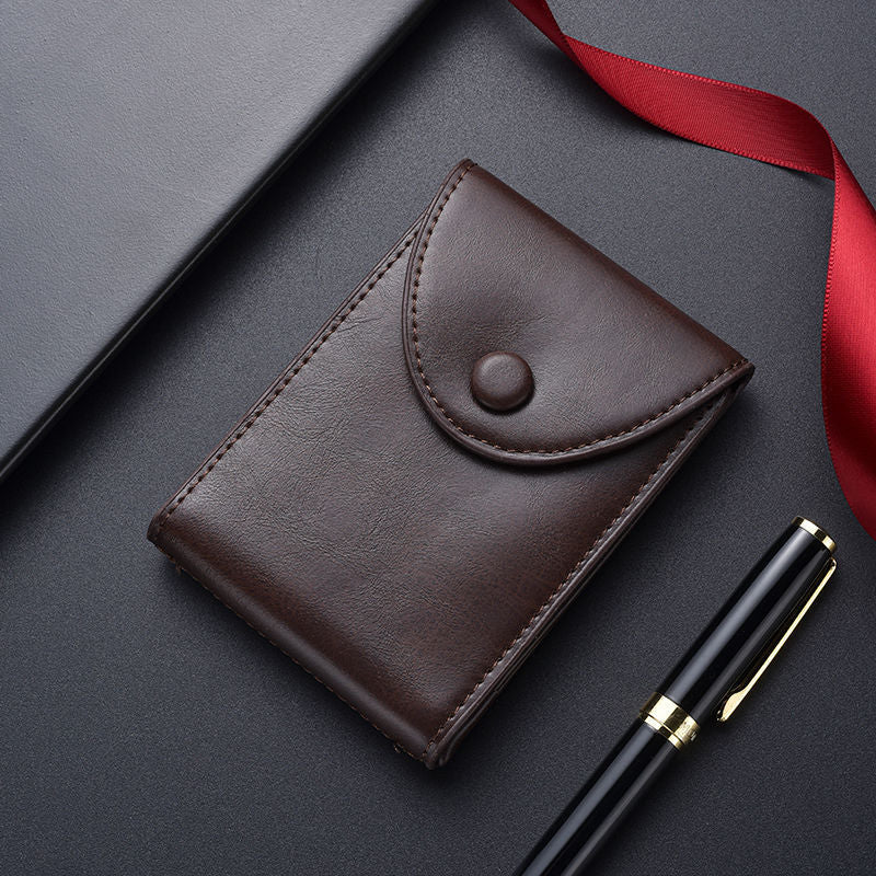 Premium Leather Business Card Holder Stornfield