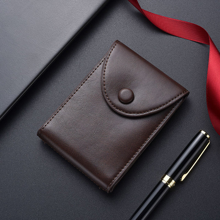 Premium Leather Business Card Holder Stornfield