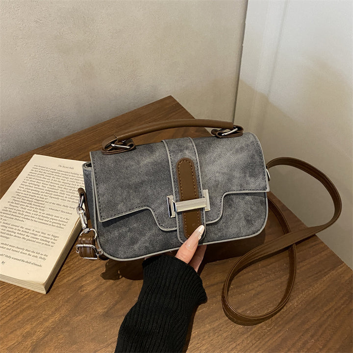 Denim Crossbody Handbag