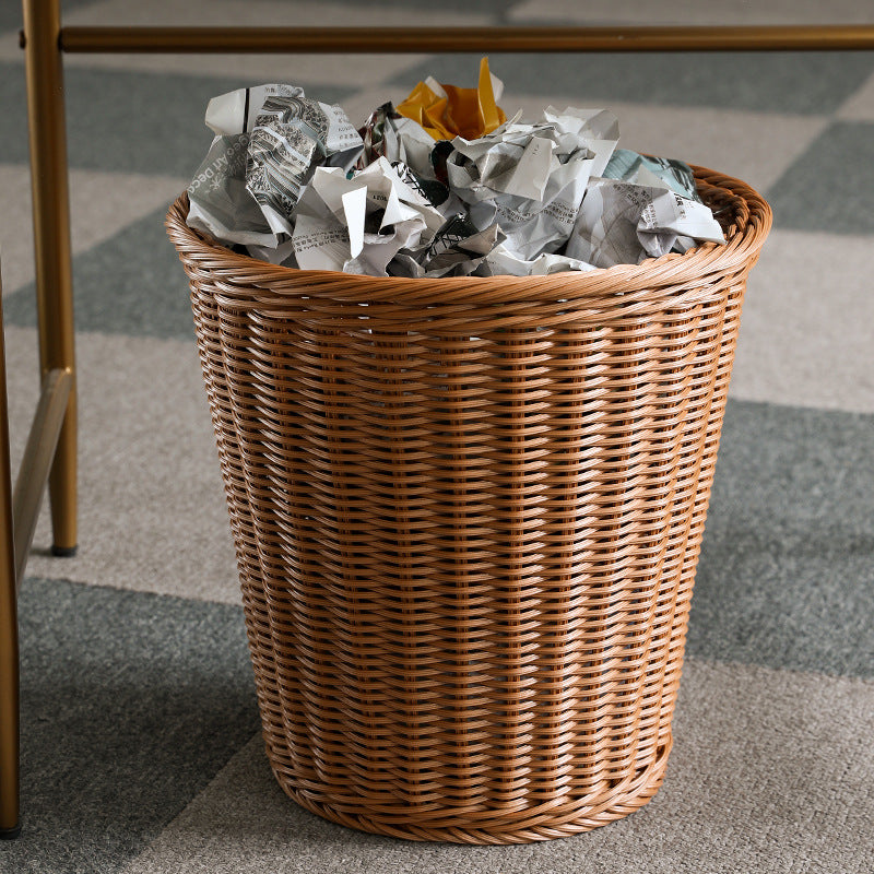 Unisex Elegant Waste Bin made of woven material Stornfield