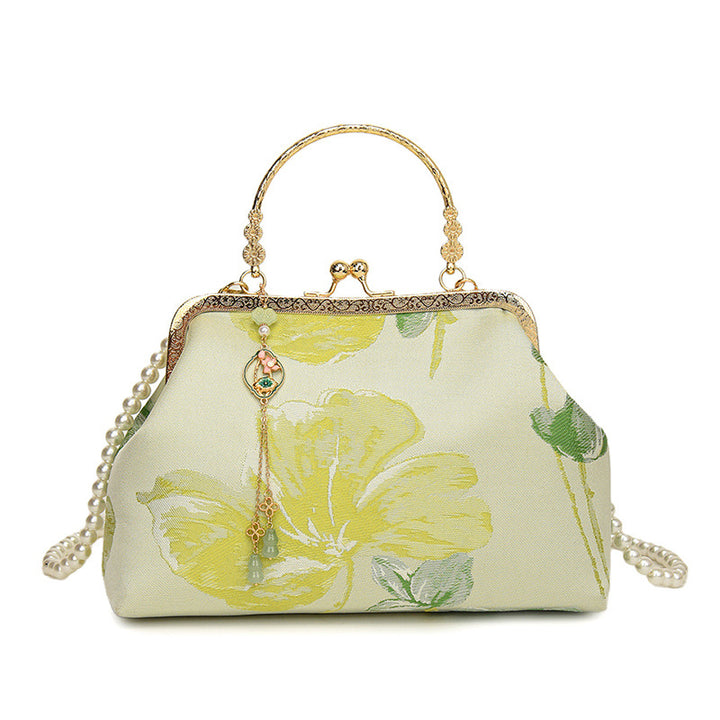 Vintage Floral Dressy Handbag