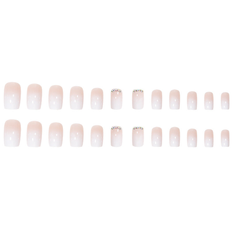 Elegant French Tip Acrylic Nail Extensions Stornfield