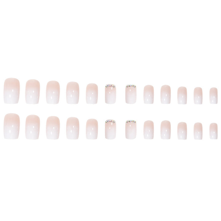 Elegant French Tip Acrylic Nail Extensions Stornfield