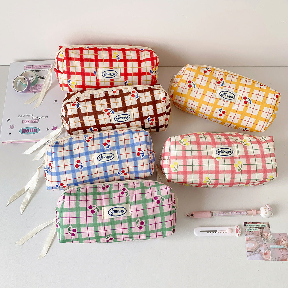 Fashionable Plaid Pencil Case Stornfield