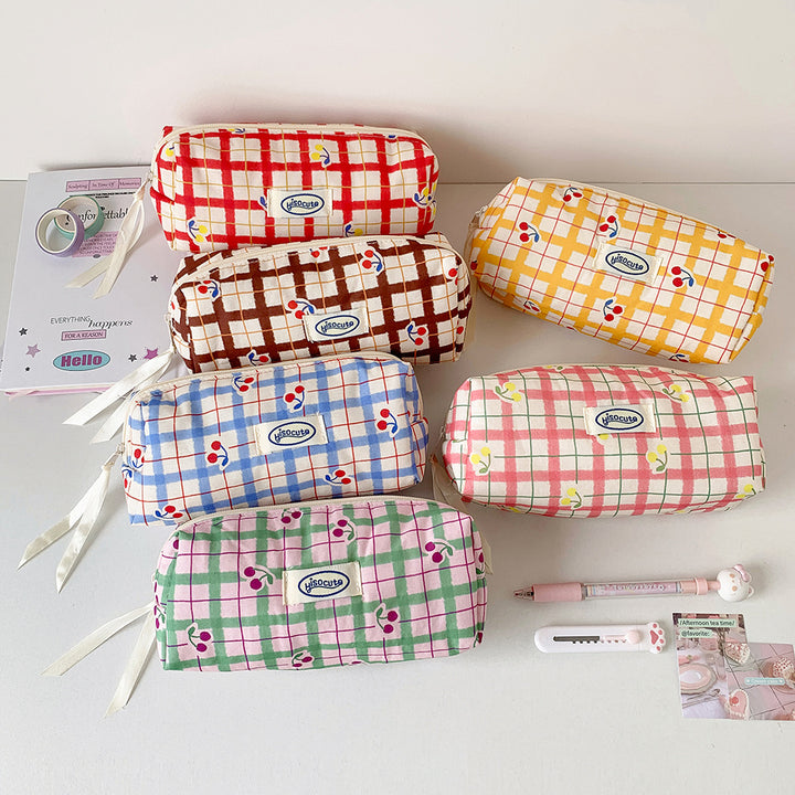 Fashionable Plaid Pencil Case Stornfield