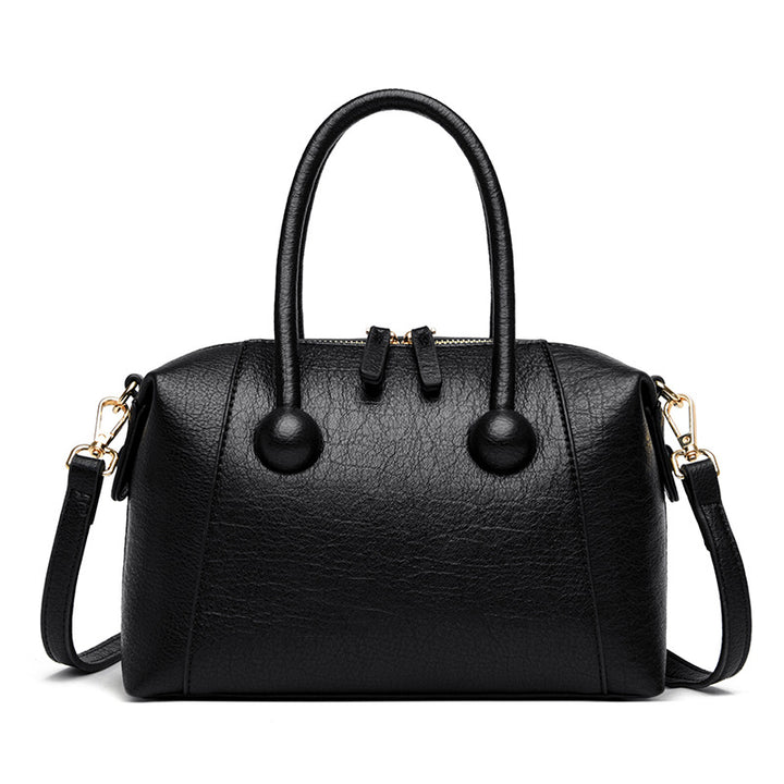 Stylish Textured Handheld Satchel Stornfield