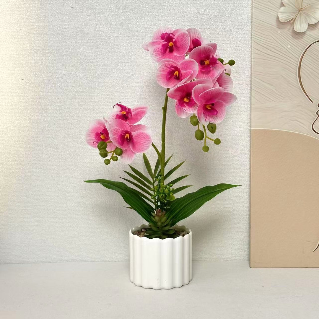 Lifelike Orchid Home Decor for Indoor Display