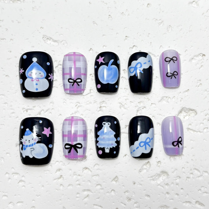 Themed Press-On Nail Art Kit