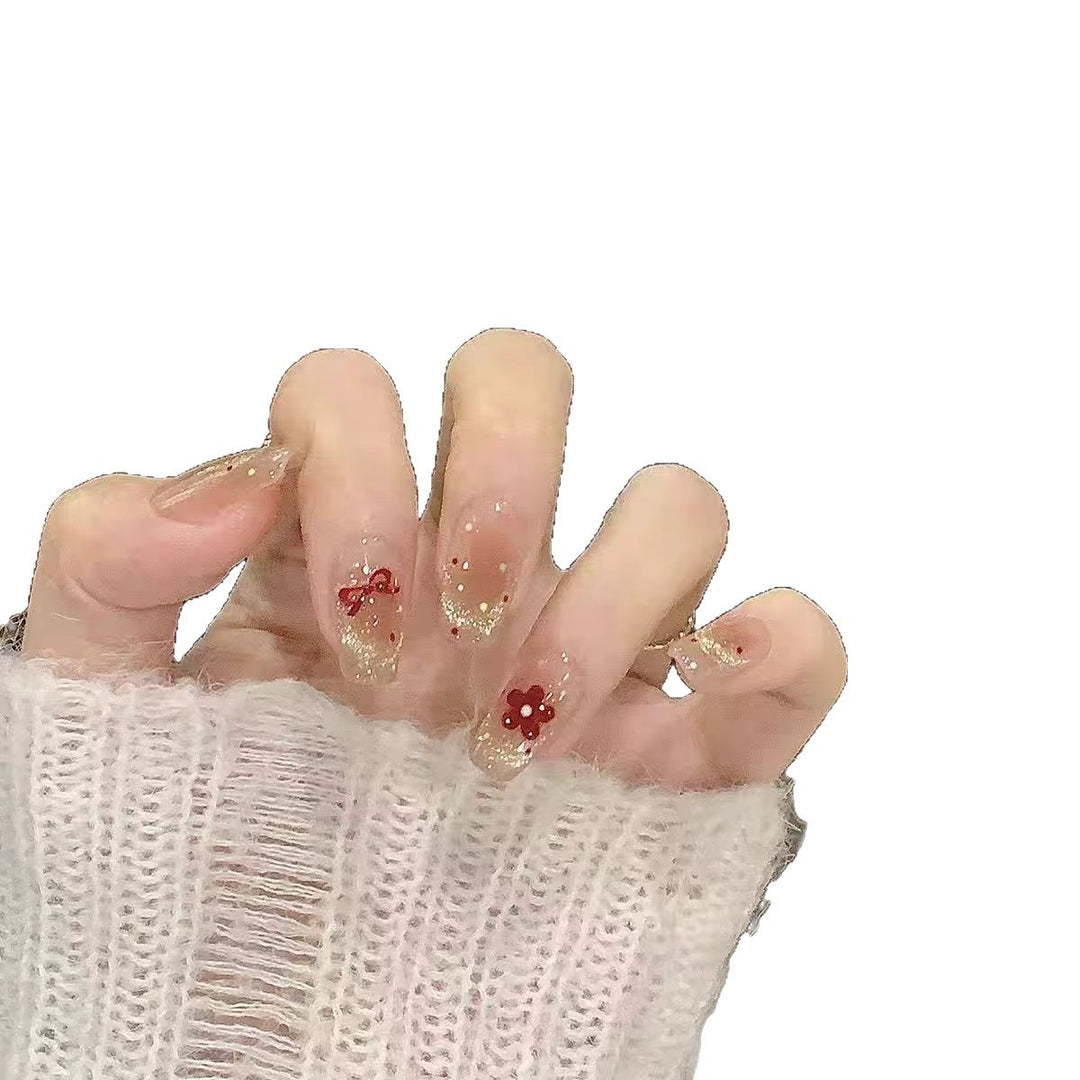 Artificial nails with glamorous design Stornfield