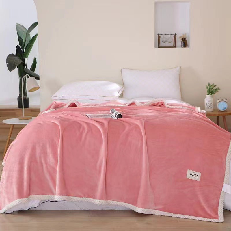 Unisex cuddle blanket with playful cloud design Stornfield