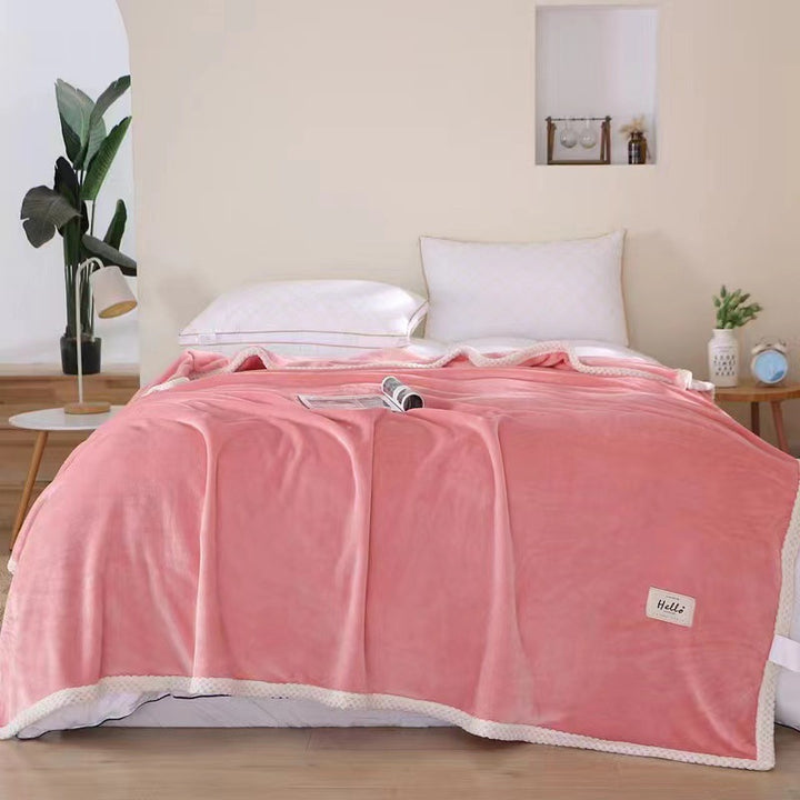 Unisex cuddle blanket with playful cloud design Stornfield