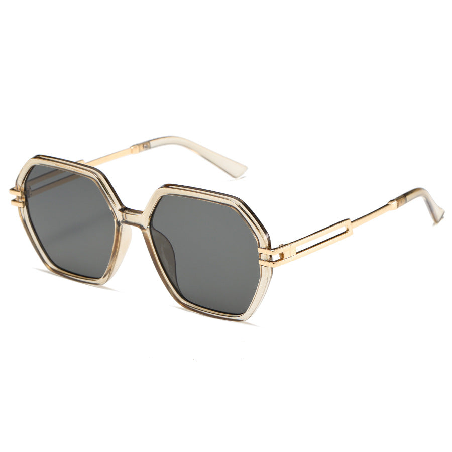 Women's fashionable sunglasses in avant-garde hexagon design Stornfield
