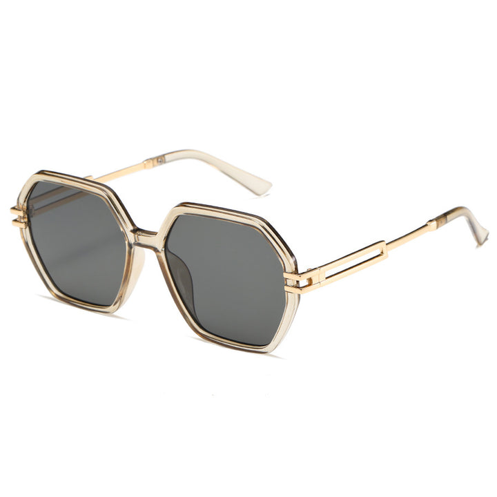 Women's fashionable sunglasses in avant-garde hexagon design Stornfield