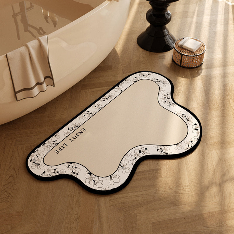 Vintage Patterned Bathroom Mat Stornfield
