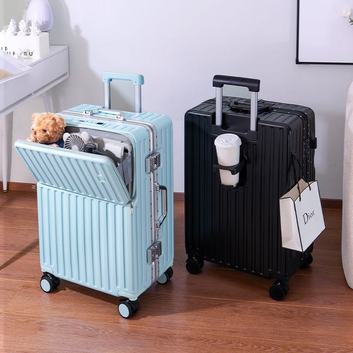 Trolley Suitcase With Innovative Storage Space And Integrated Security System Stornfield