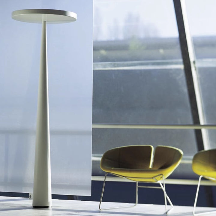 Modern Minimalist Floor Lamp with Integrated Table