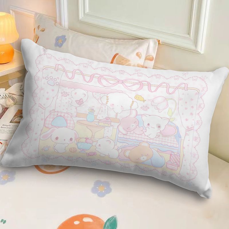 Cute Cartoon-Themed Decorative Pillow