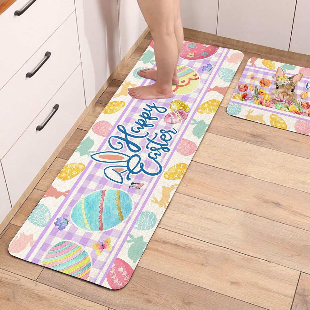 Children's Easter-Themed Kitchen Floor Mat Stornfield