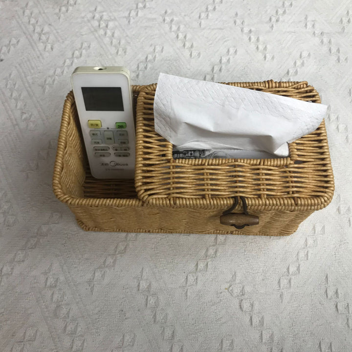 Ladies Organizer Basket with Tissue Box Stornfield