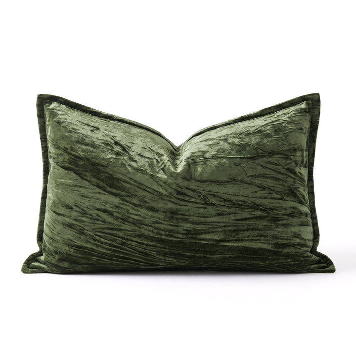 Decorative cushion made of luxurious velvet fabric