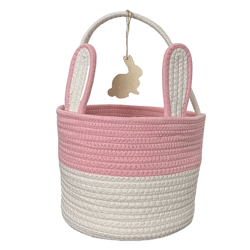 Women Decorative Basket with Bunny Ear Accent Stornfield