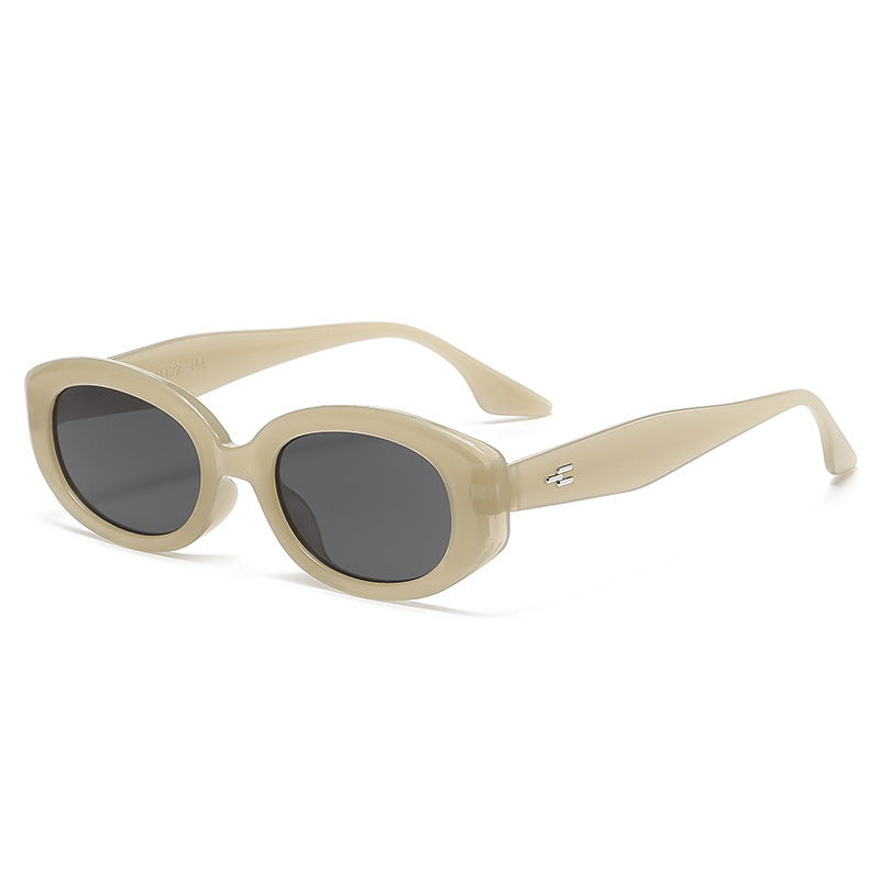 Women's fashionable sunglasses with modern, oval frame Stornfield