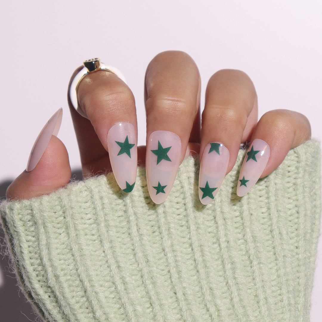 Star-Designed Stiletto Press-On Nails Stornfield