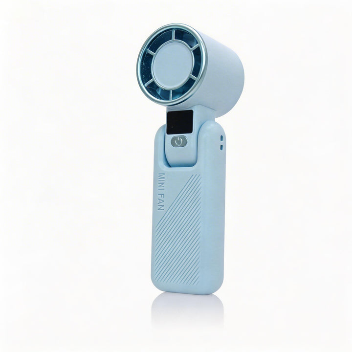 Women's Portable Mini Handheld Fan with USB Charging Function and Digital Display Stornfield