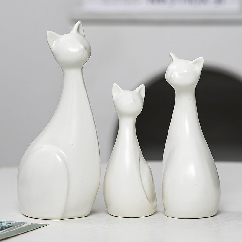 Decorative Ceramic Cat Stornfield