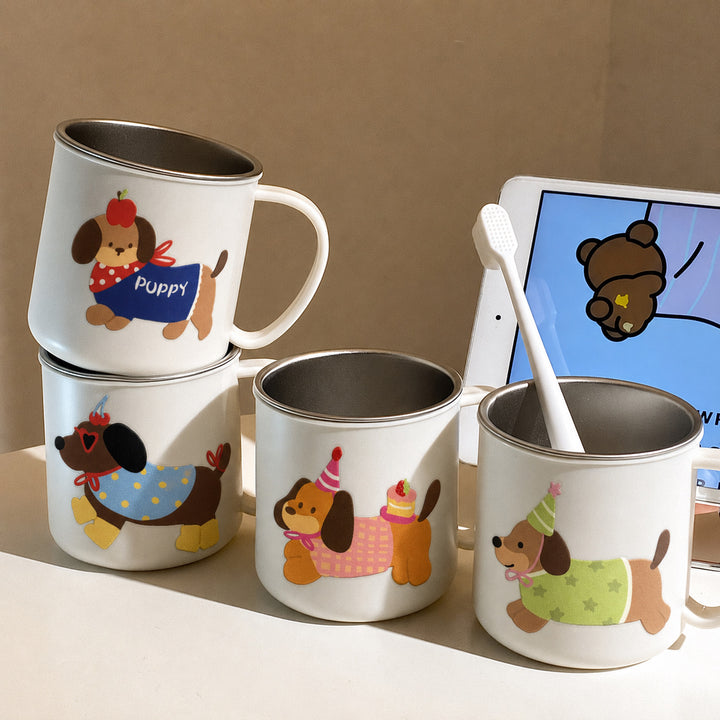 Ceramic mug with charming dog motif Stornfield