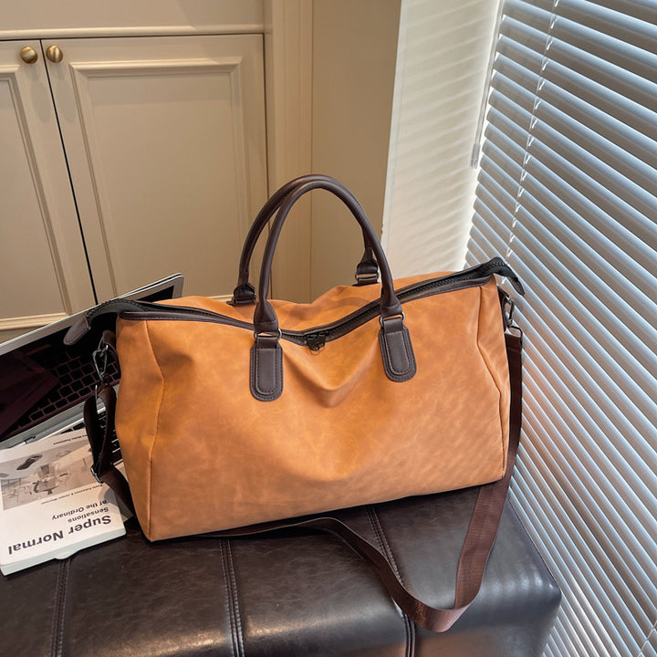 Durable Leather Travel Duffle Bag Stornfield