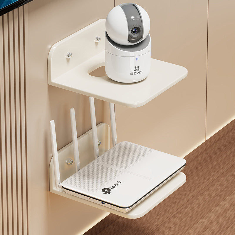 Wall-Mount Floating AV Shelf for Projector and Router