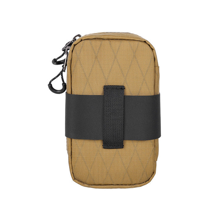 compact ripstop travel organizer pouch with dual-zip compartments and side carry loop Stornfield
