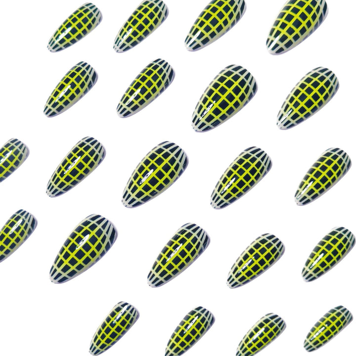 Creative Art Nails with Modern Net Design Stornfield