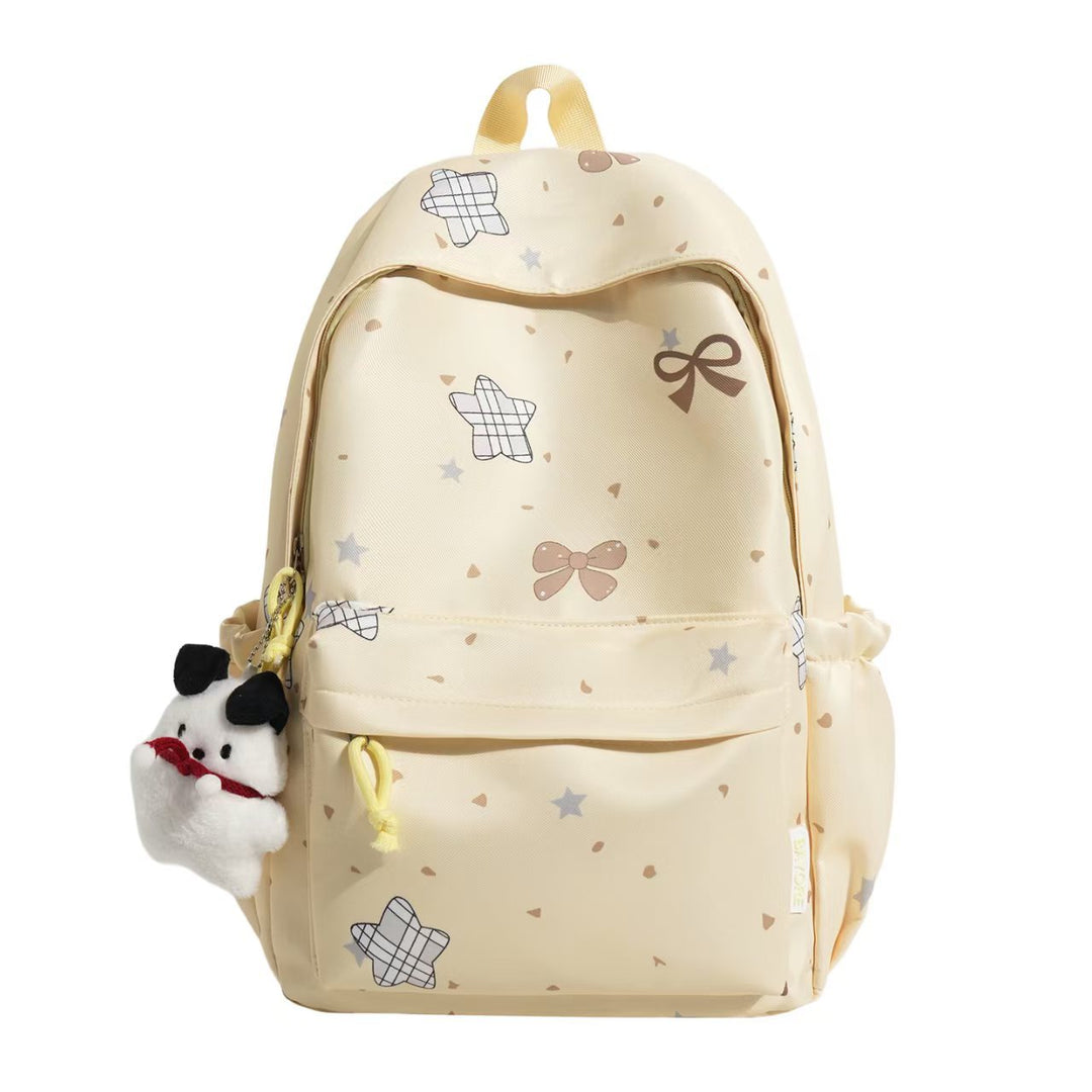 Adorable Bow-Patterned Backpack Stornfield